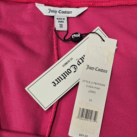 Juicy Couture Rib Waist Long Velour Pant - Picture 8 of 8